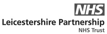 Leicestershire Partnership NHS Trust logo.